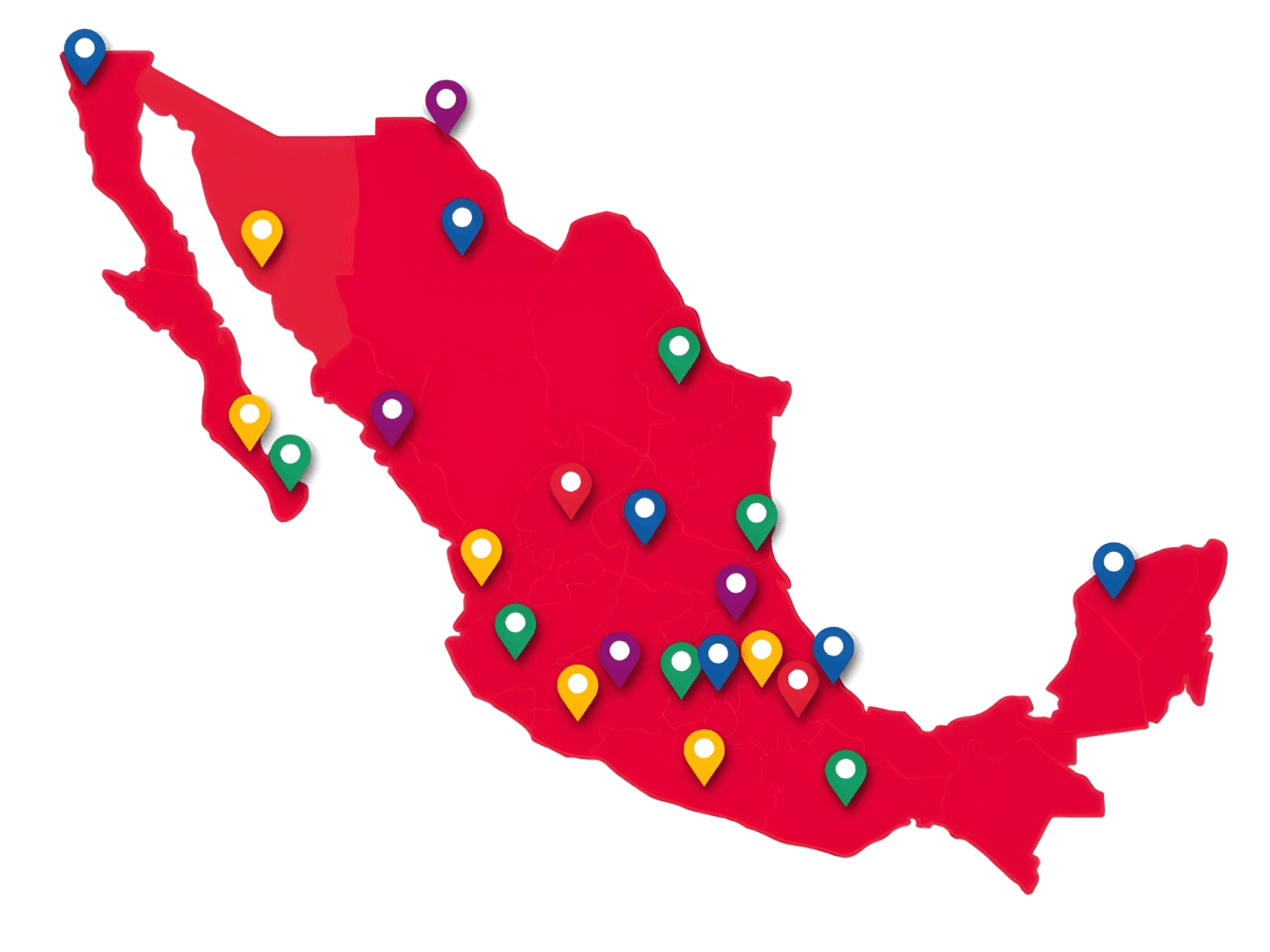 Presencia en toda la República